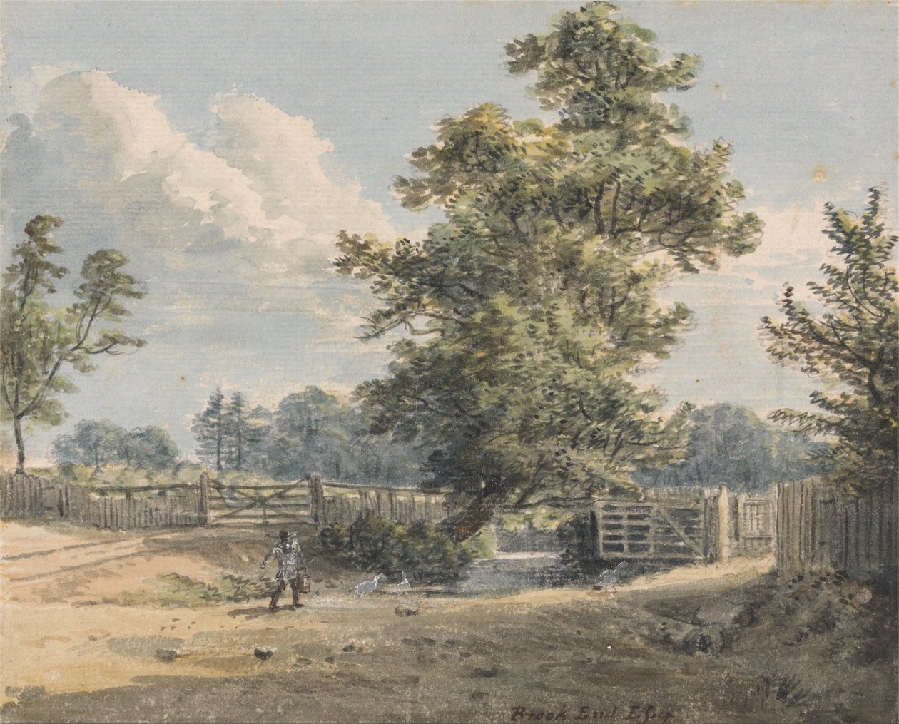 Brook End, Essex od Paul Sandby