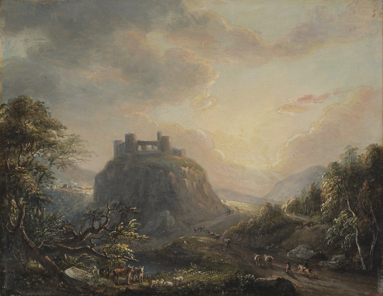 Krajina s hradem od Paul Sandby