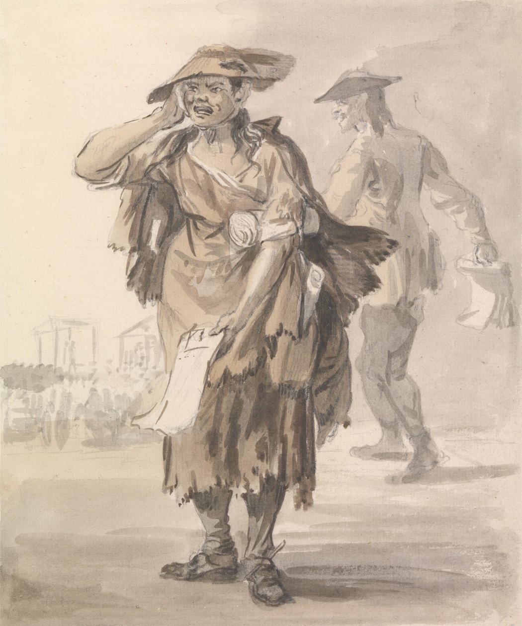 London Cries- řeč a vyznání posledního umírání od Paul Sandby