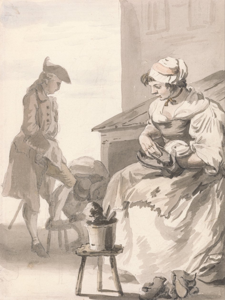 London Cries- čistič obuvi od Paul Sandby