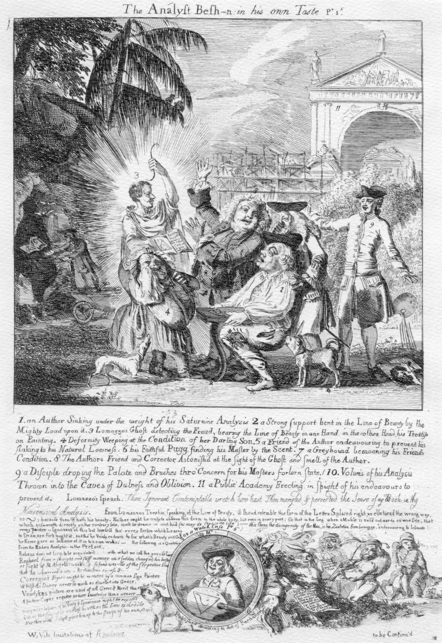 The Analyst Besh-n in his own Taste Pr.1s[hilling], 1753 od Paul Sandby