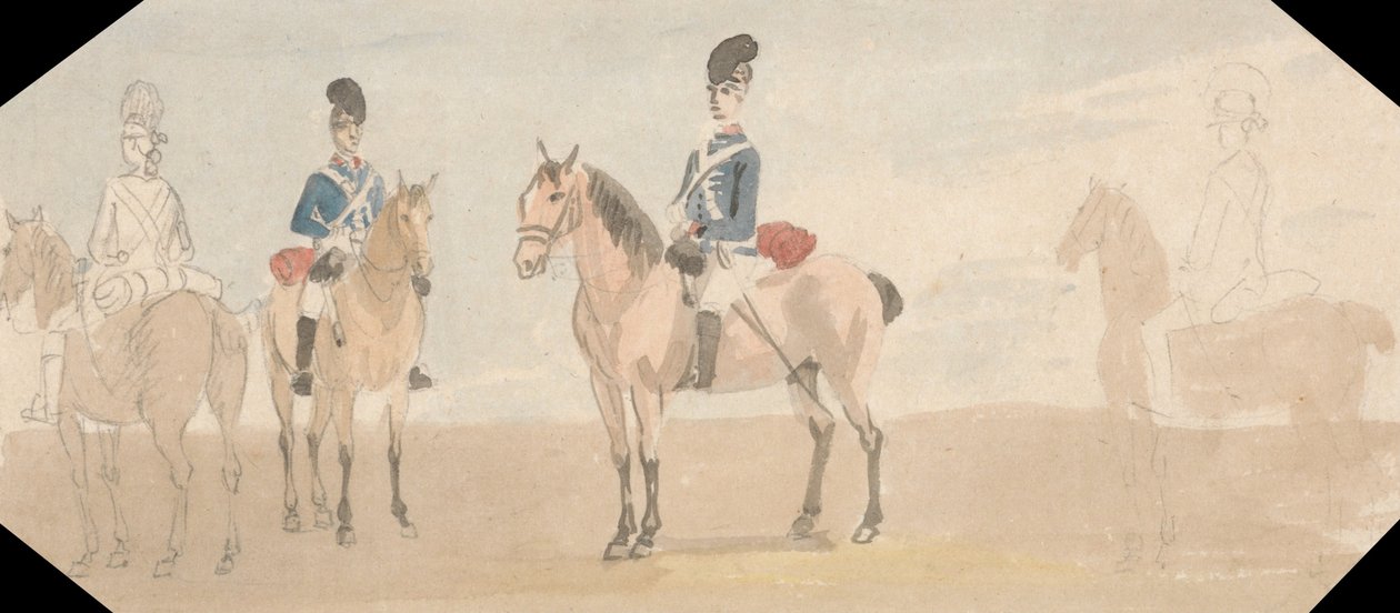 Světelní dragouni od Paul Sandby
