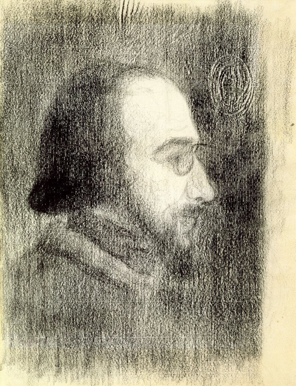 Erik Satie (1866-1925) kolem 1886 (pastel na papíře) od Paul Signac