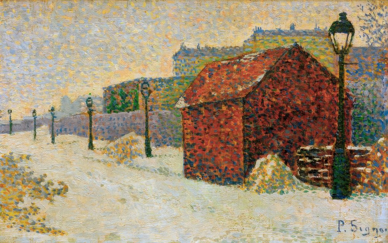 Sníh na Montmartru od Paul Signac