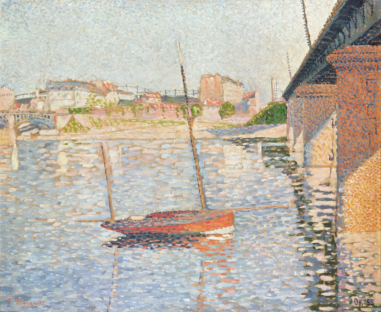 The Clipper, Asnieres, 1887 od Paul Signac