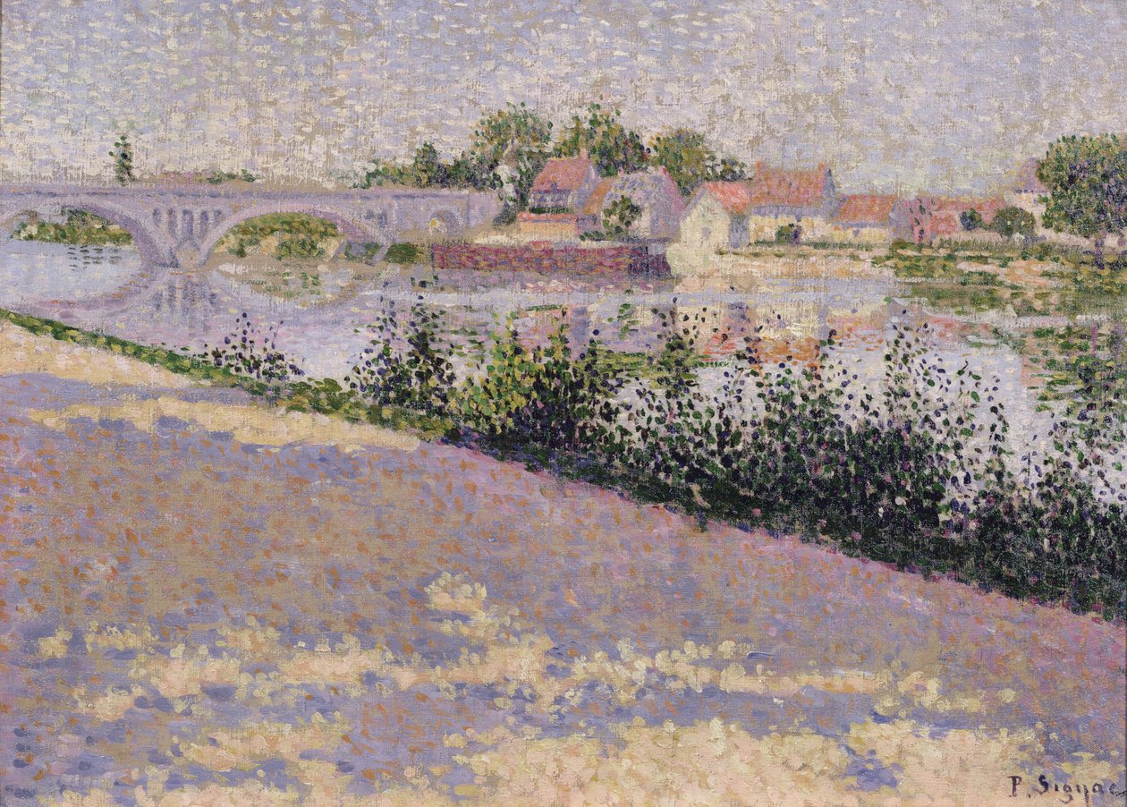 Les Andelys, Port Morin, 1886 od Paul Signac