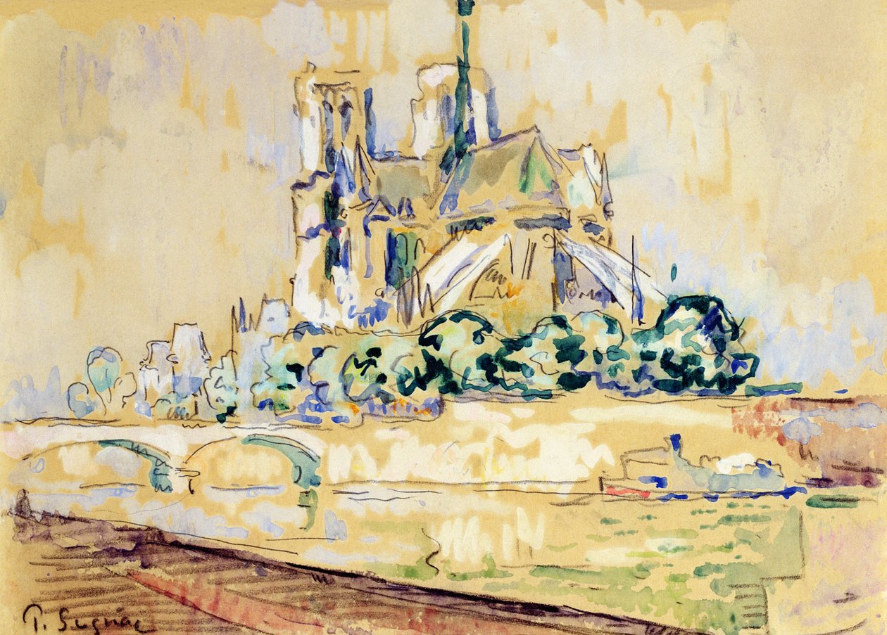 Notre Dame, 1885 od Paul Signac