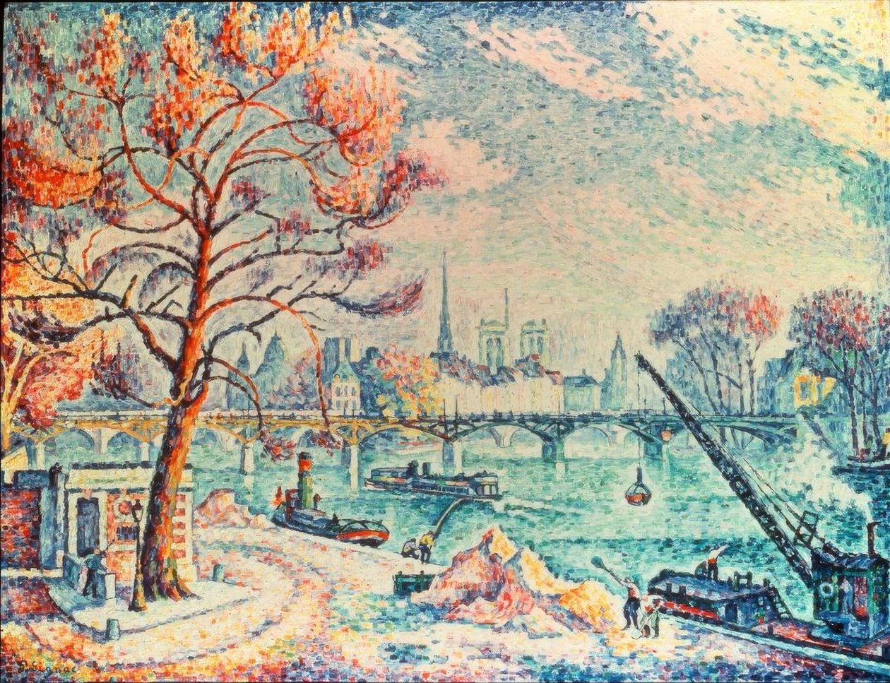 Paříž, Pont des Arts od Paul Signac