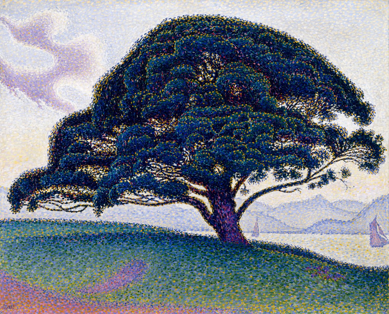The Bonaventure Pine, 1893 od Paul Signac
