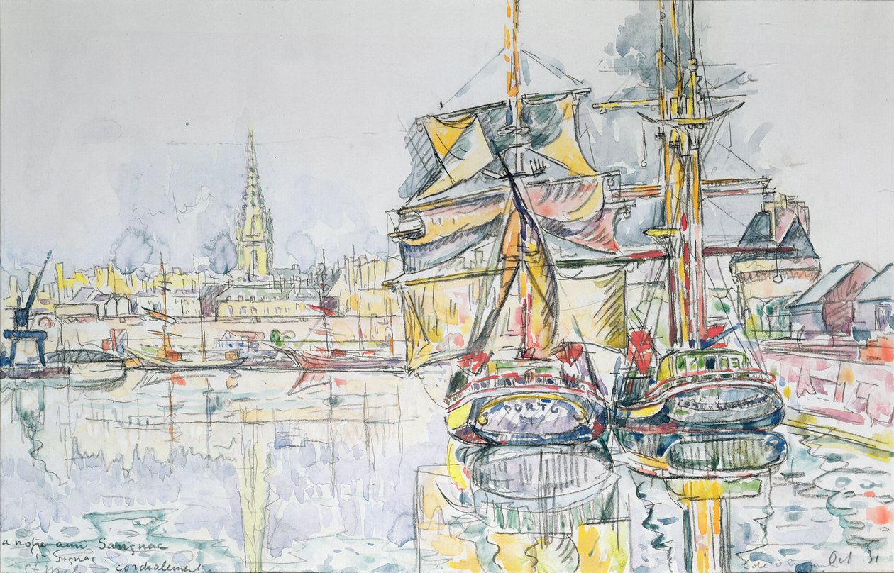 „Smaragdové pobřeží“, St. Malo, 1931 od Paul Signac