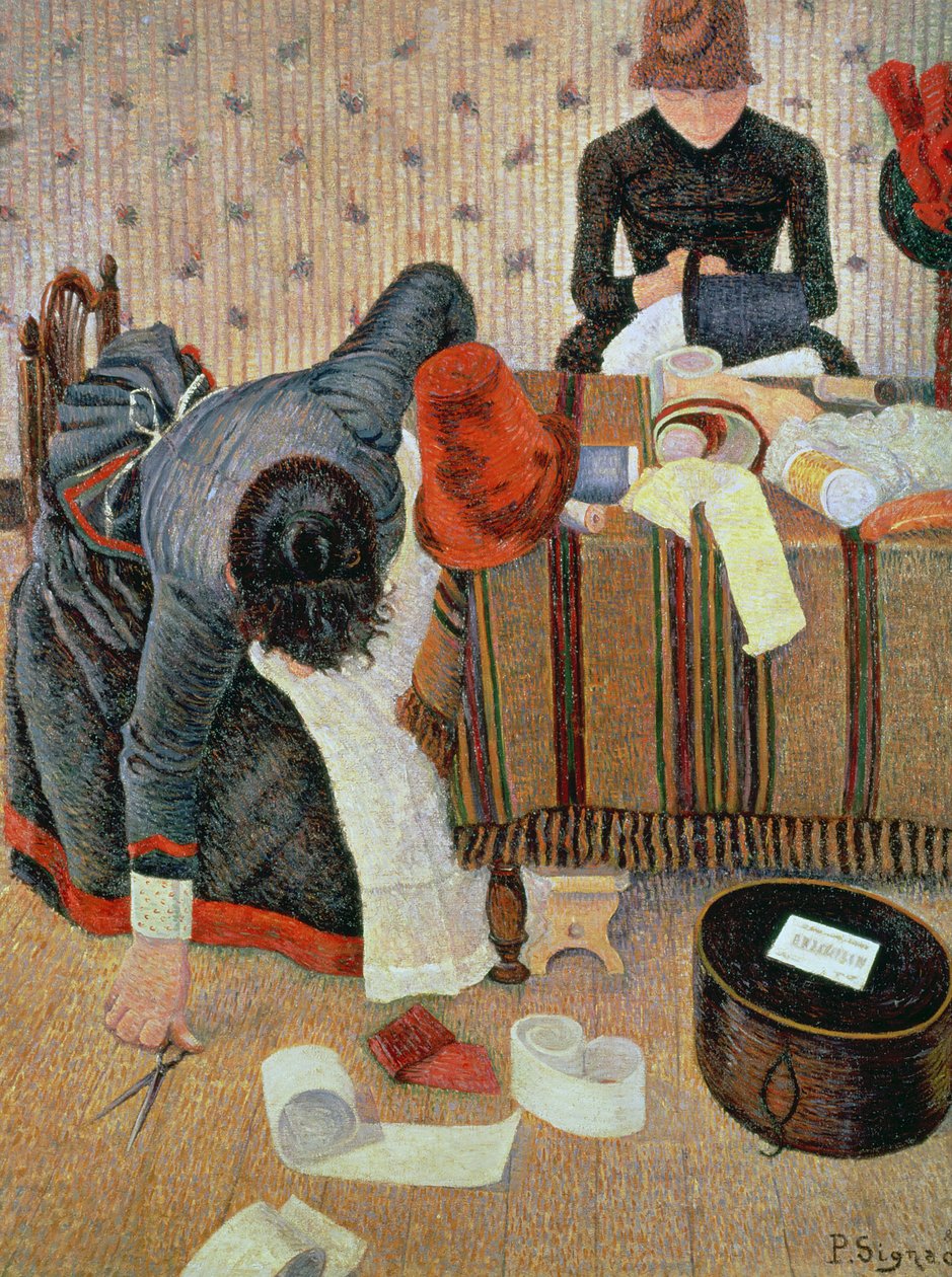 The Milliner, 1885 od Paul Signac