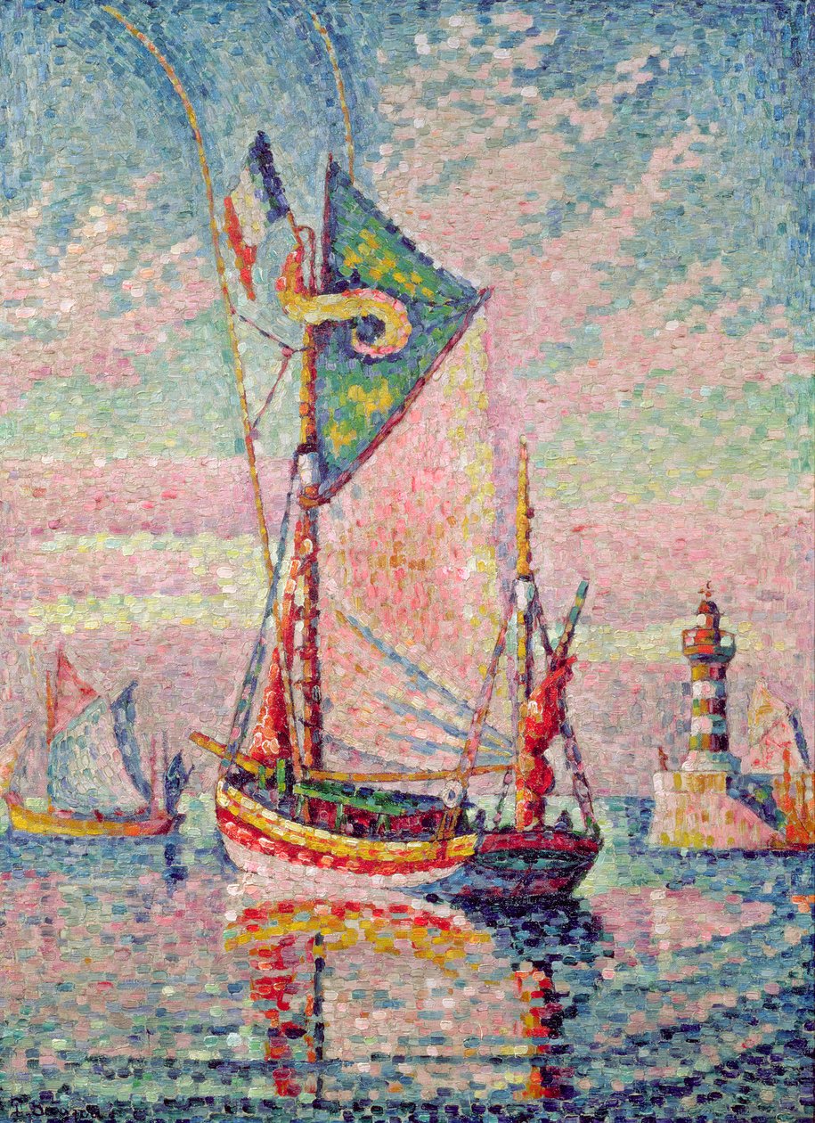 Přístav v Concarneau od Paul Signac
