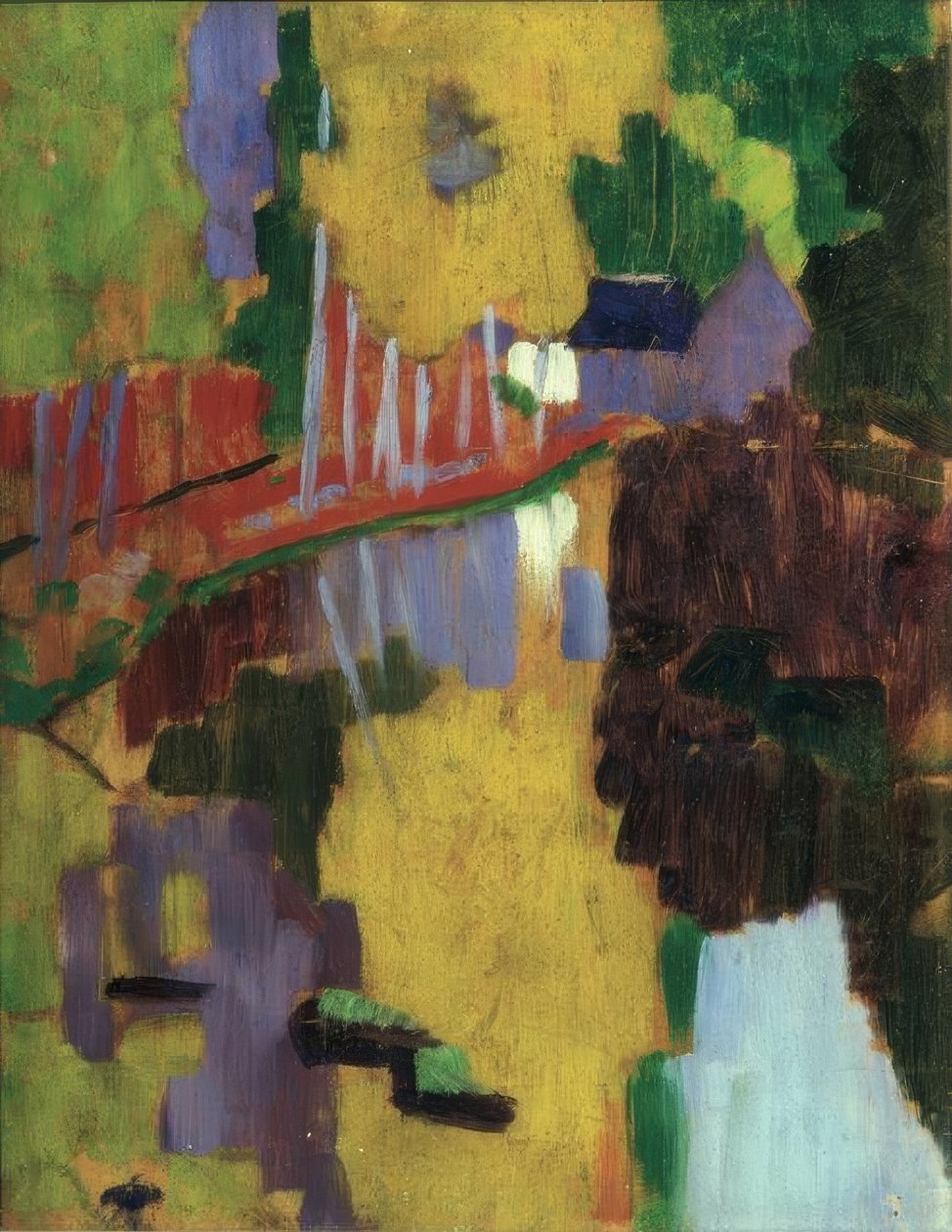 Talisman / 1888. Künstler: PAUL SERUSIER. Muzeum: ZVLÁŠTNÍ KOLEKCE PARIS FRANCIE od Paul Sérusier