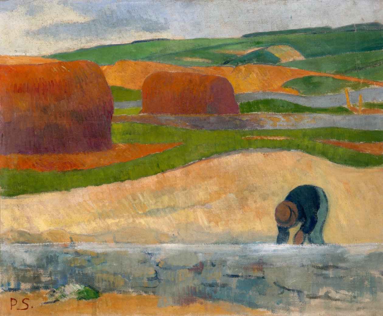 Sběrač mořských řas od Paul Sérusier