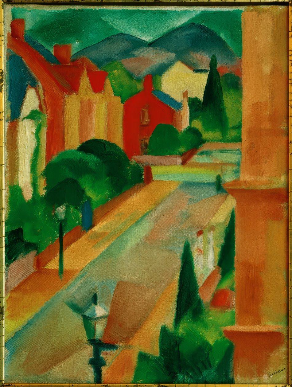 Ulice v Bonnu od Paul Adolf Seehaus