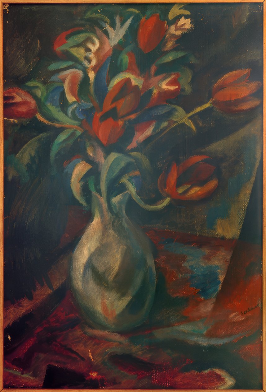 Tulipány ve Vasec od Paul Adolf Seehaus