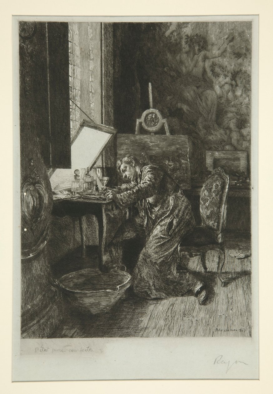 Malíř od Paul Adolphe Rajon