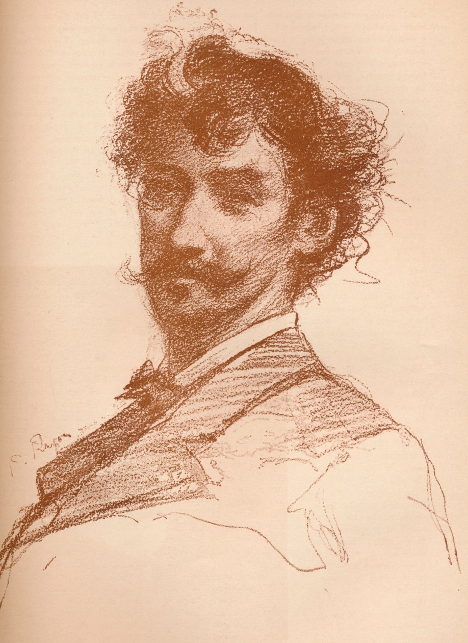 Portrét Whistlera, 1880 1903-1904. od Paul Adolphe Rajon
