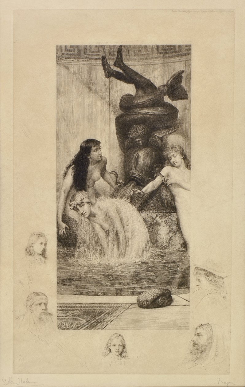 Koupel od Paul Adolphe Rajon