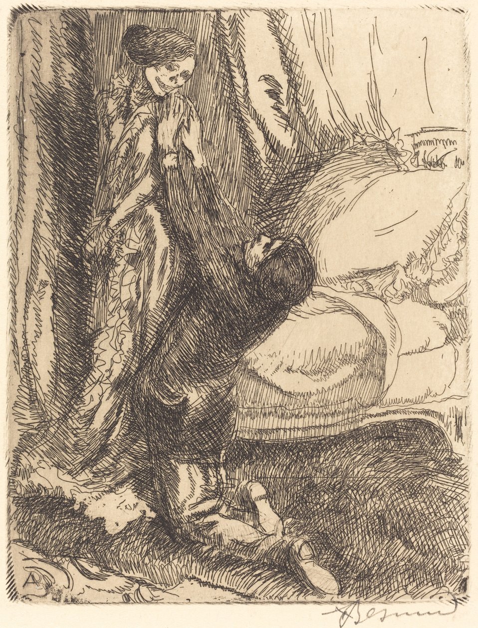 Koketa, 1900. od Paul Albert Besnard
