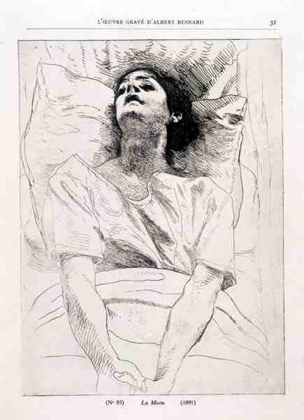 Smrt od Paul Albert Besnard