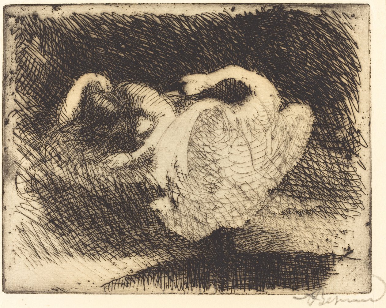 Leda Spící Leda usne, 1913. od Paul Albert Besnard