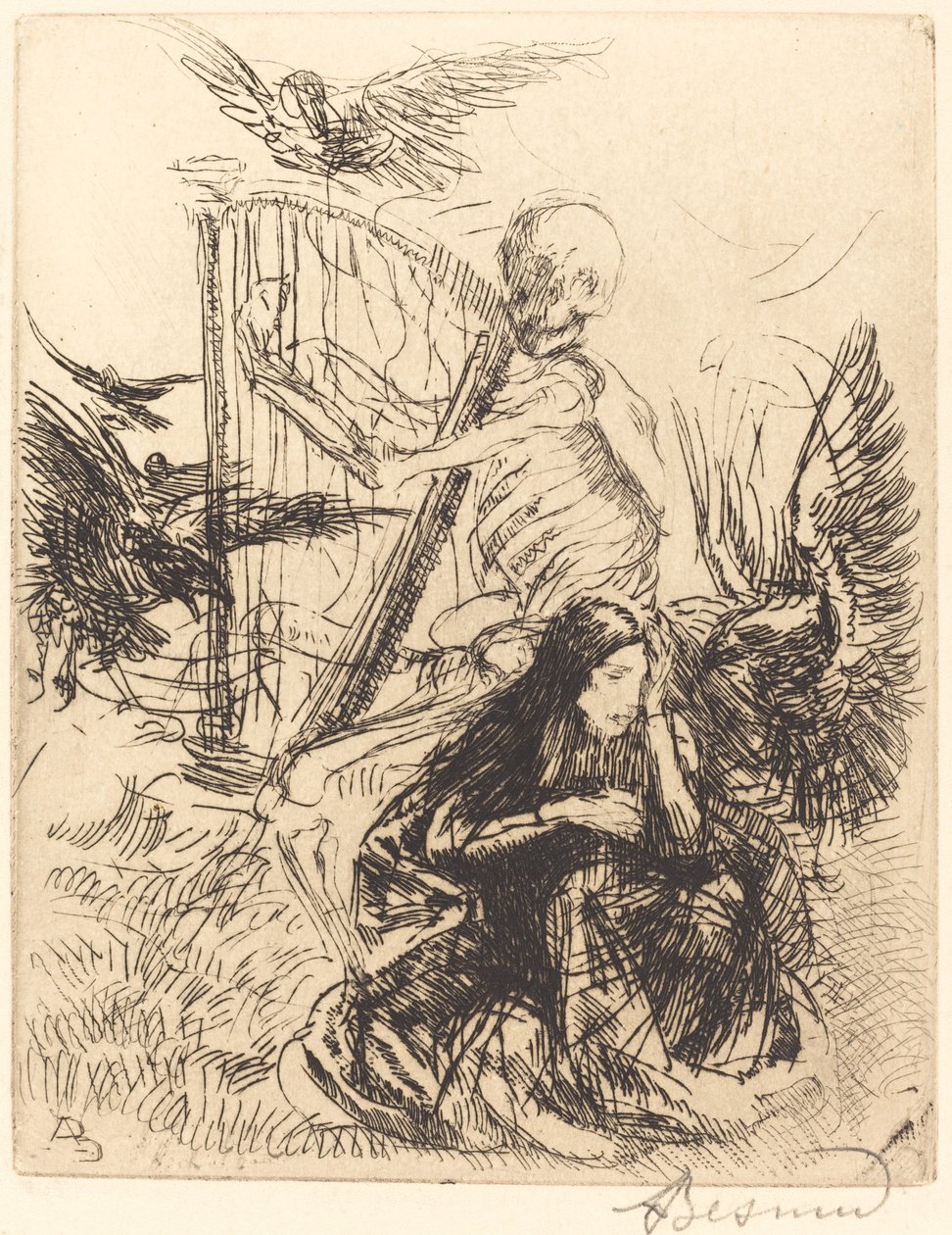 Hudebník Hudebník, 1900. od Paul Albert Besnard