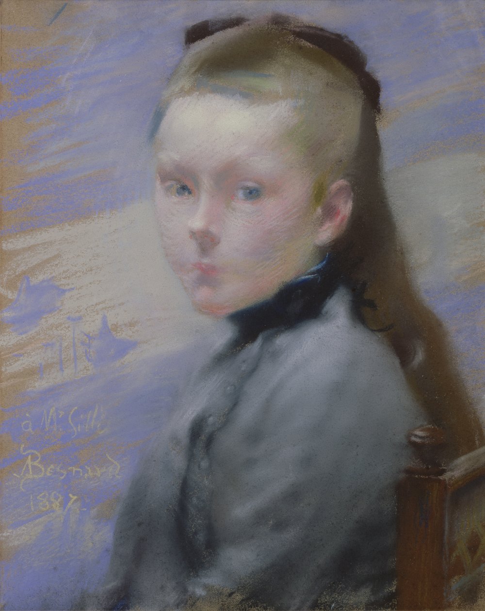 Portrét dcery umělců od Paul Albert Besnard