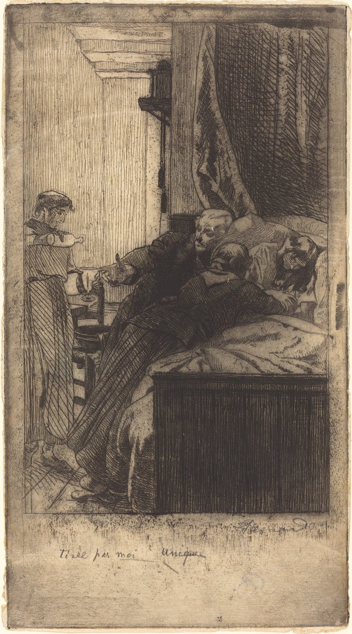 Nemoc La Maladie, 1884. od Paul Albert Besnard