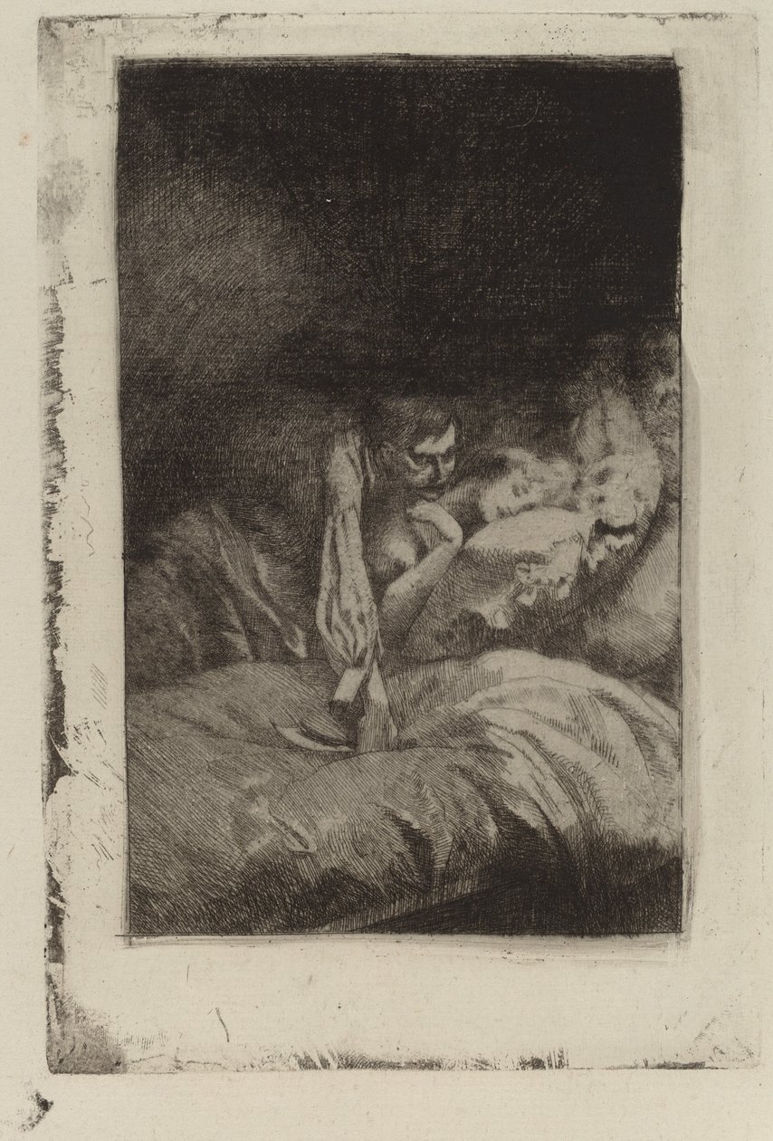 Vražda Vražda, 1885. od Paul Albert Besnard