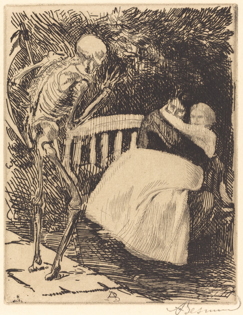 Varování Varování, 1900. od Paul Albert Besnard