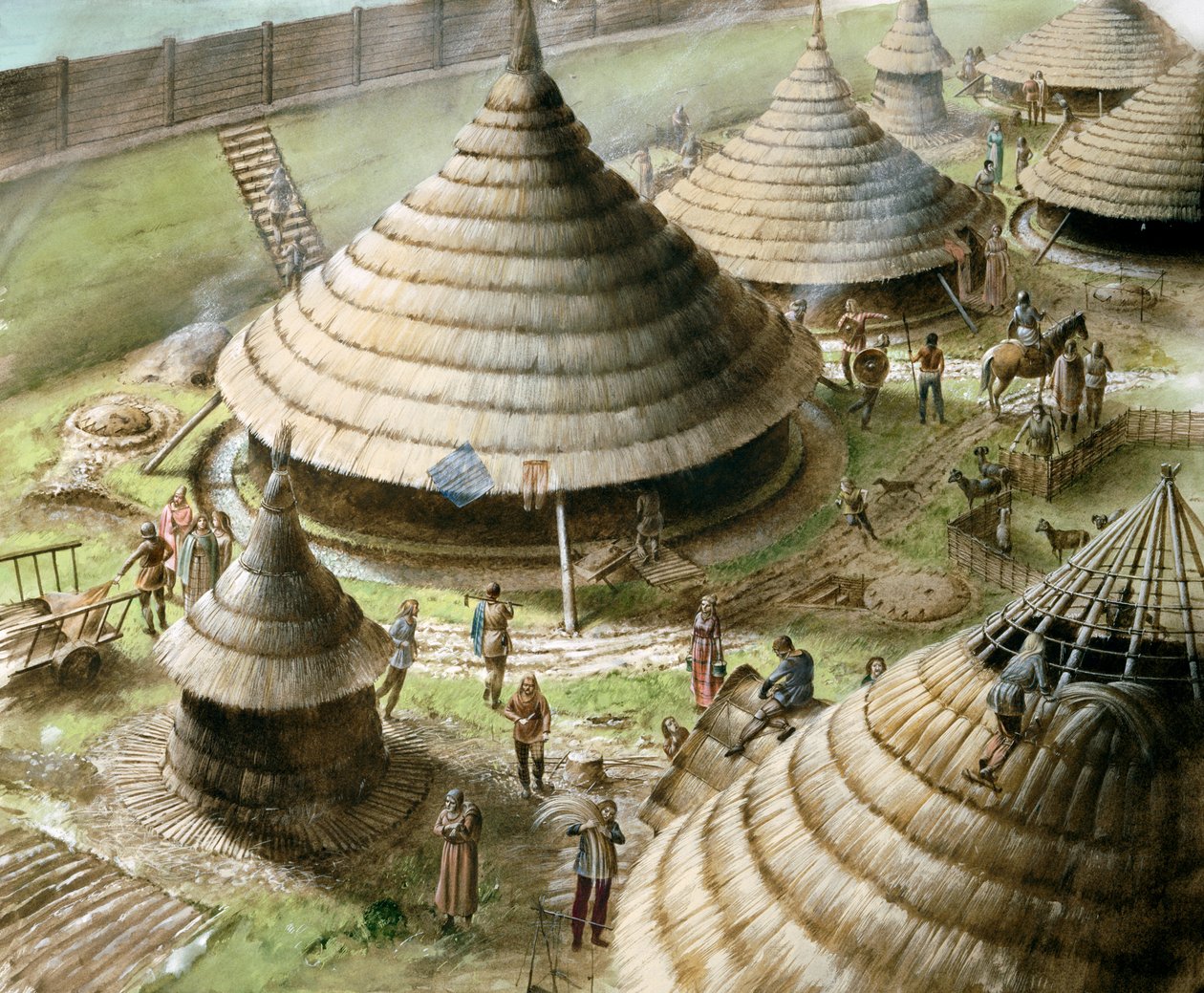 Panenský hrad, c5. století před naším letopočtem, c1990-2010 od Paul Birkbeck