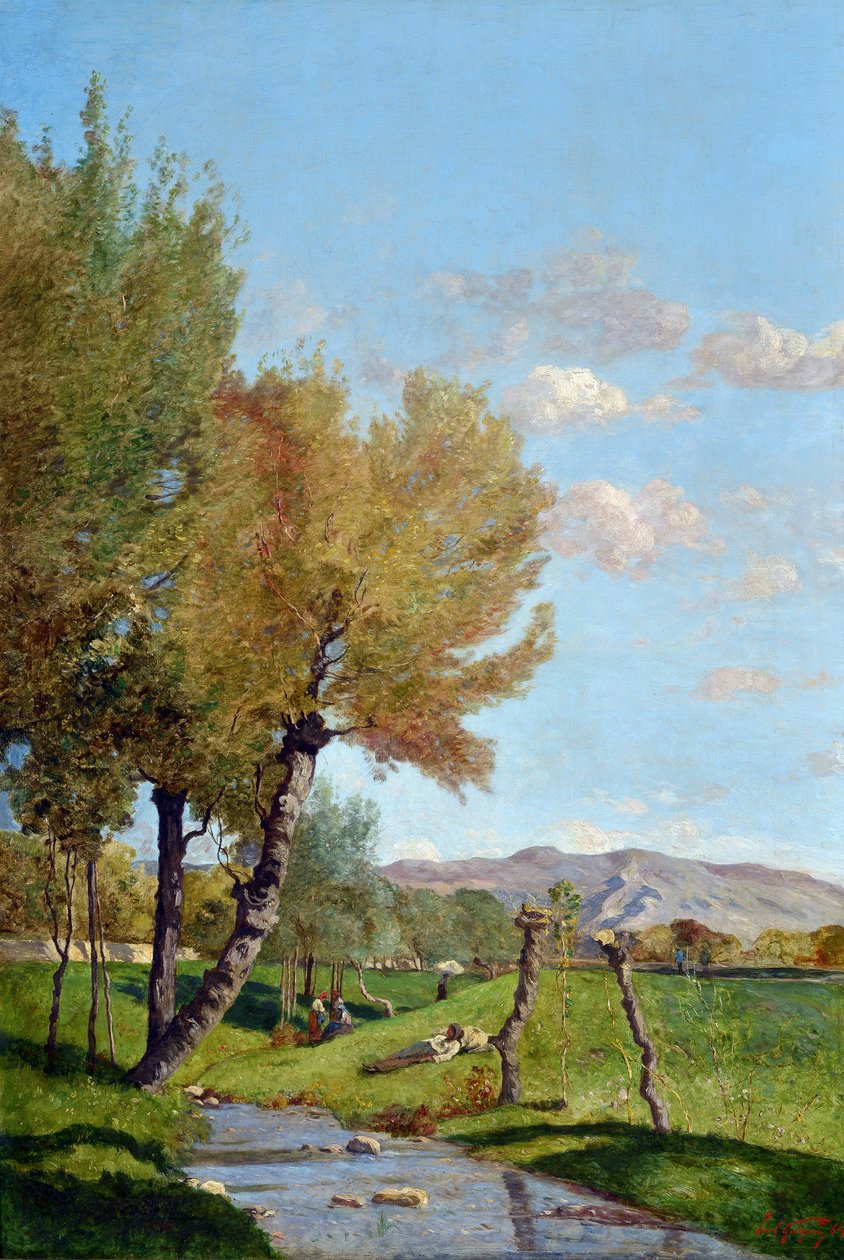 Velká vrba (olej na plátně) od Paul Camille Guigou