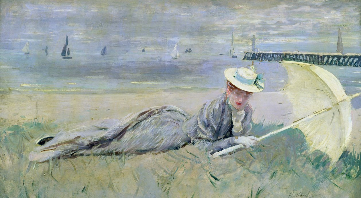 Na pláži od Paul Cesar Helleu
