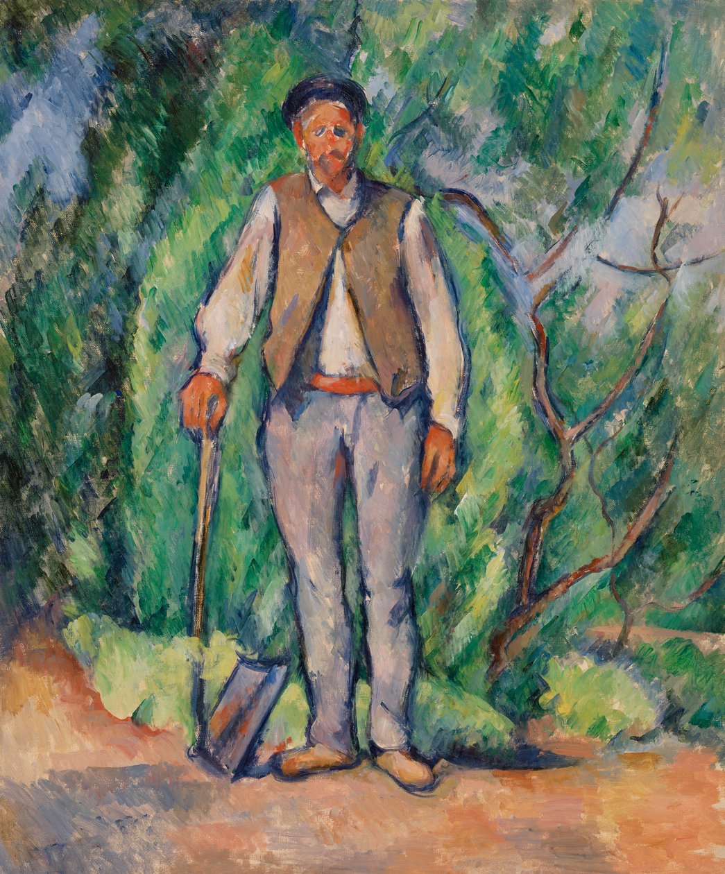 Zahradník (olej na plátně) od Paul Cézanne