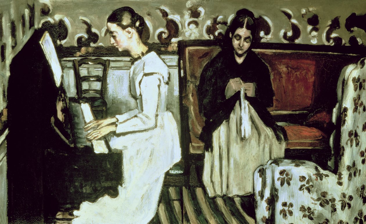 Dívka u klavíru (předehra k Tannhauserovi) od Paul Cézanne
