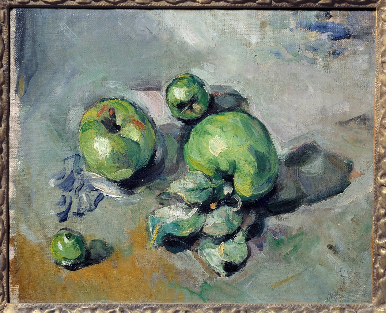 Zelená jablka. Obraz Paula Cezanna (1839-1906) od Paul Cézanne