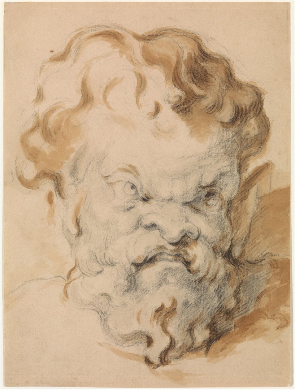 Vedoucí Silenus od Paul Cézanne