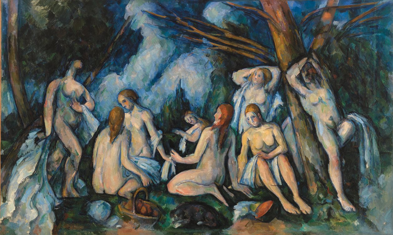 Velké lázně od Paul Cézanne