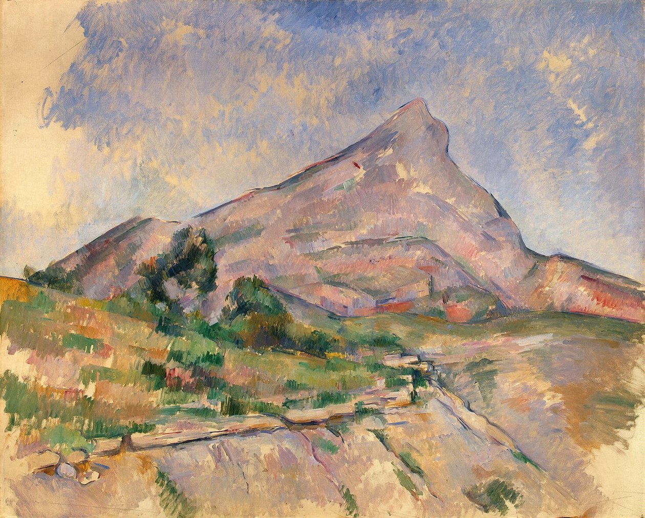 Mont Sainte-Victoire od Paul Cézanne