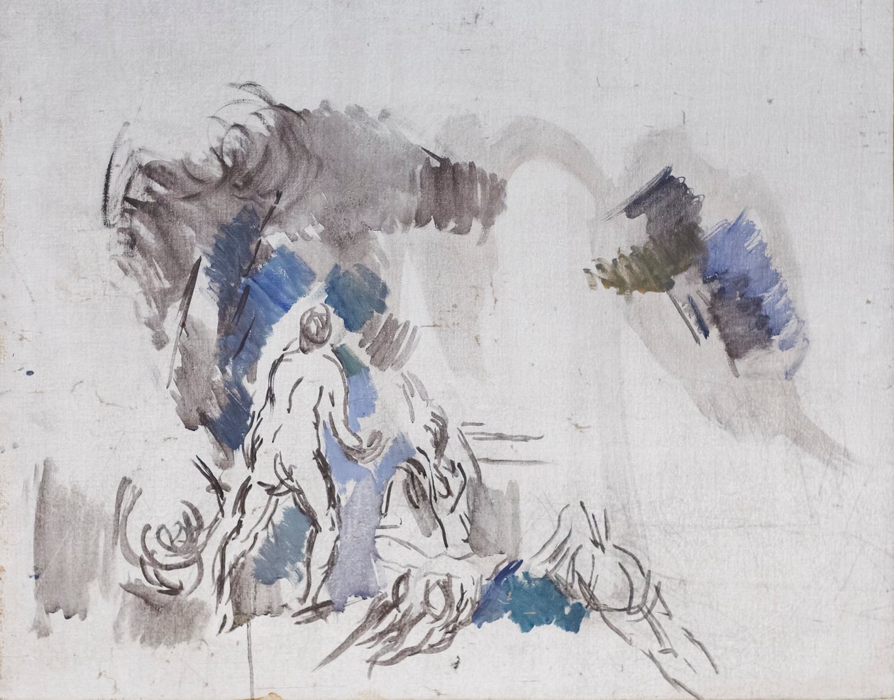 Náčrt koupajících se od Paul Cézanne