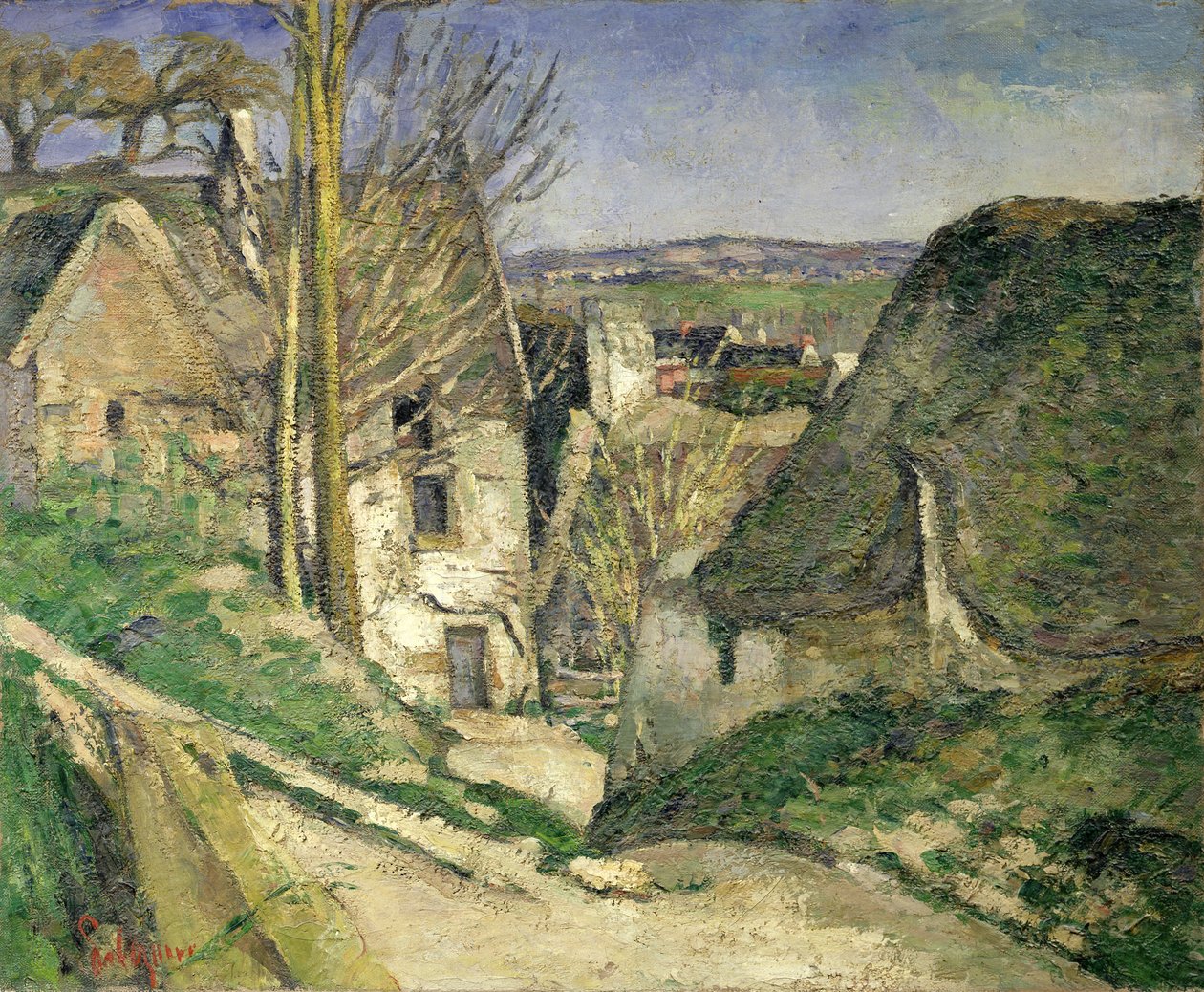 Dům oběšenců, Auvers-sur-Oise od Paul Cézanne