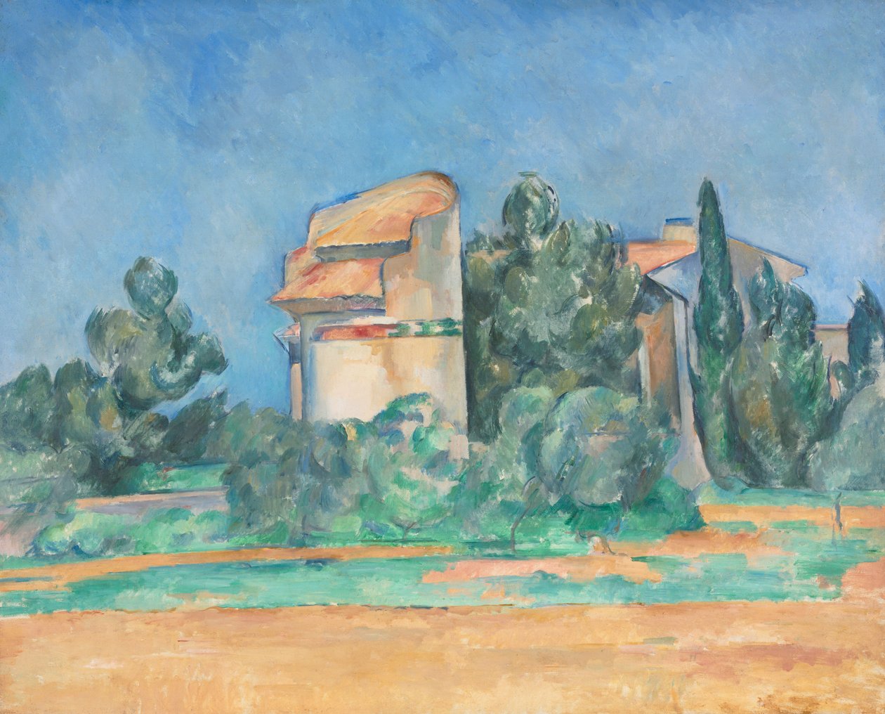 Holubí věž v Bellevue od Paul Cézanne