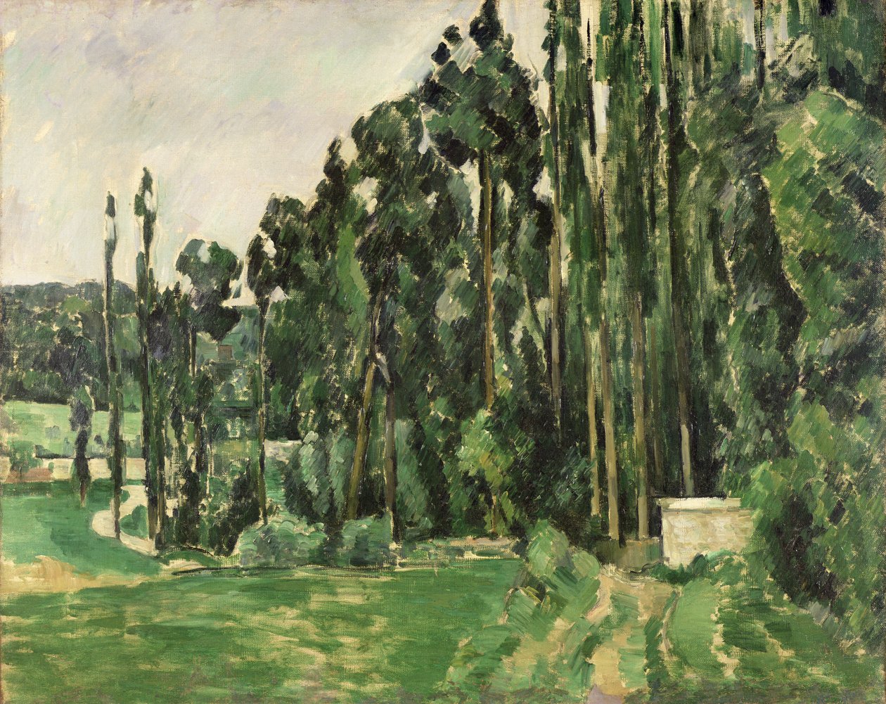 Topoly, asi 1879-82 (olej na plátně) od Paul Cézanne