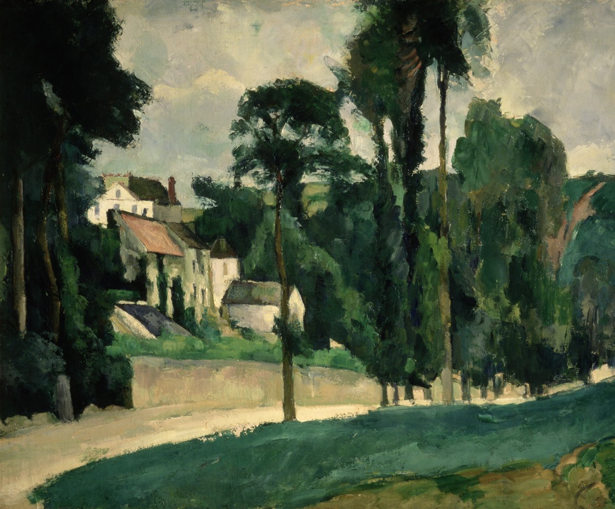 Cesta v Pontoise od Paul Cézanne