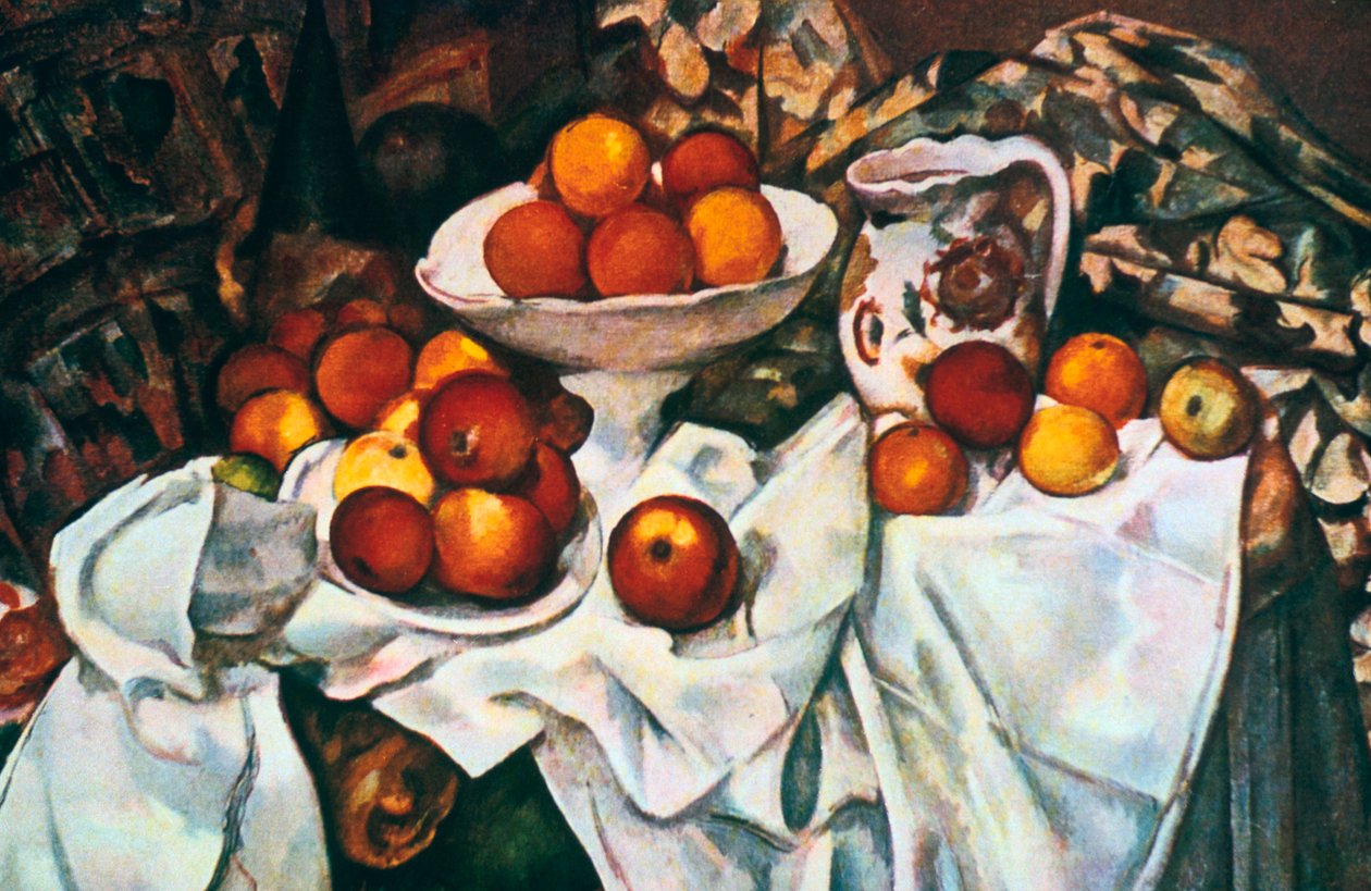 Jablka a pomeranče, 1895-1900 od Paul Cézanne