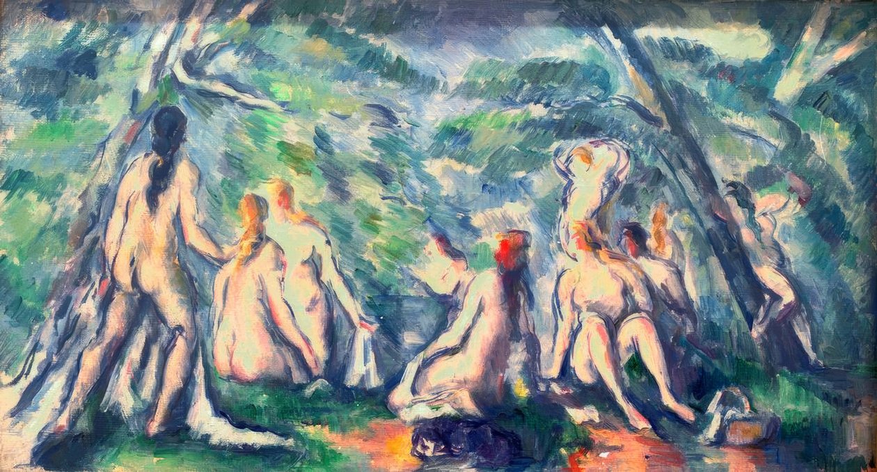 Koupající se od Paul Cézanne
