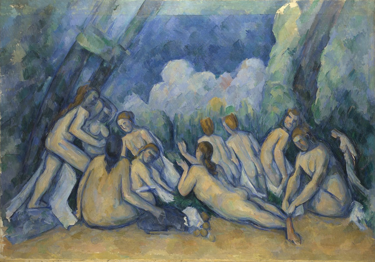 Koupající se od Paul Cézanne