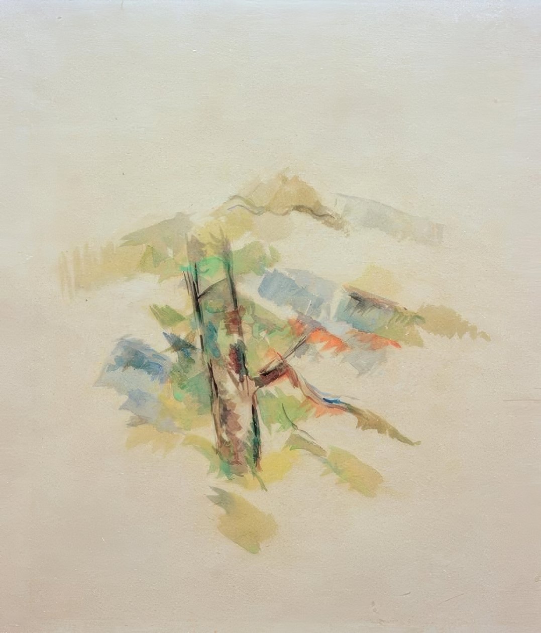 Studie stromů od Paul Cézanne