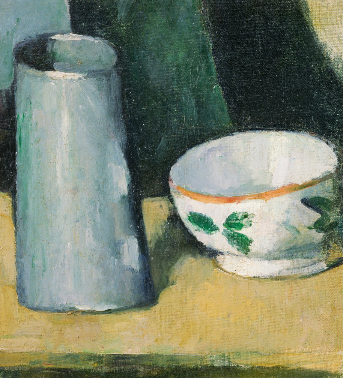 Miska a konvička na mléko od Paul Cézanne